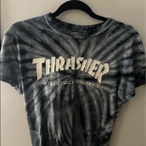 Thrasher tie dye tee shirt